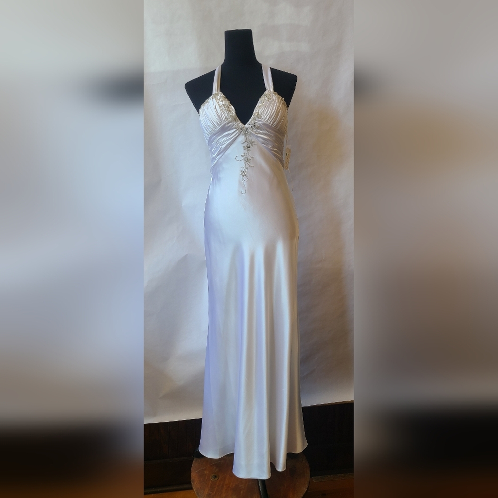 Promenade Satin Formal Dress